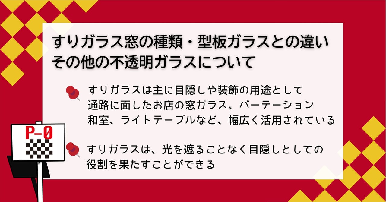 すりガラス 窓